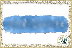 Blue Glitter Digital Clipart Brush Stroke - 24 of beautiful PNG files Product Image 2