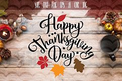 Happy Thanksgiving day SVG Product Image 1