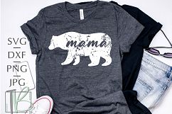Grunge Mama Bear SVG Product Image 1