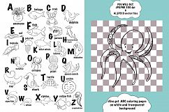 SEA animal ABC &amp; coloring pages  Product Image 3