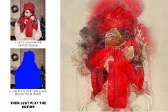 Water Color Photoshop Action Product Image 6
