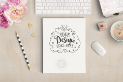 Feminine Styled Stock Desktop Mockup Product Image 1