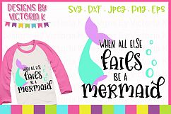 Mermaid Bundle, SVG, DXF, EPS, PNG Cut Files Product Image 10