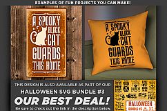 Halloween Svg files - Halloween Black Cat Svg File - 4045 Product Image 2