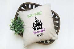 Home Sweet Haunted Home SVG Cut File -Halloween SVG Cut File Product Image 5