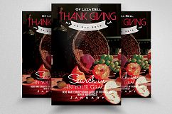 Thanks Giving Party Flyer Template Product Image 1