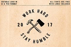 Rustic Logos &amp; Illustrations AI PNG Product Image 2