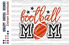 Football Mom SVG files Mom life svg Mom shirt Sports decor Product Image 2