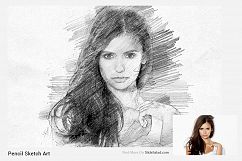 Pencil Sketch Art Photoshop Action Product Image 2