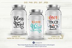 Mason Jar Designs, Decals, printable labels svg files Bundle Product Image 2