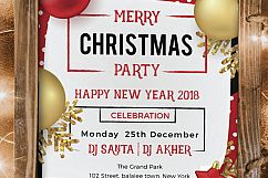 Merry Christmas and New Year Party Flyer Product Image 1