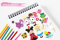 Wonderland graphics and illustrations Product Image 3