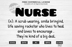 Nurse Definition Design for T-Shirt, Hoodies, Mugs and more Product Image 1