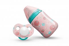 Baby Bottle and Pacifier Vol.2 Mockup Product Image 15
