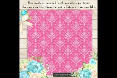 100 Seamless Antique Damask Digital Papers 12 x 12 inch Product Image 2