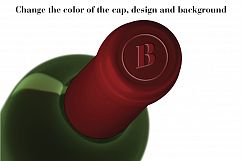 Red Wine Mockup Set - Photoshop PSD Product Image 7