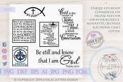 Religious Scripture Bundle of 6 SVG DXF FCM LL023 Product Image 1