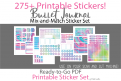 Bullet Journal and Planner Stickers - Rainbow / Unicorn Set Product Image 1