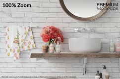 Bath &amp; Towels Mockup Set Product Image 5