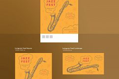 Jazz Music Jazz Festival Design Templates Bundle Product Image 21