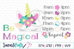 Be Magical - Water Tracker - Digital Printable - Cuttable File - Digital Download - SVG EPS PNG DXF  Product Image 1