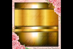 16 Antique Gold and Silver Metallic Texture Digital Papers Product Image 2