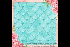 100 Seamless Sparkle Mermaid Scale Digital Papers Product Image 5
