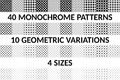 40 Seamless Curved Star Patterns (AI, EPS, JPG 5000x5000) Product Image 3