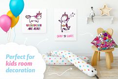 Girls Power. Clipart and pattern set Product Image 4