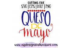 Cinco De Mayo SVG | Queso SVG | Taco SVG | Funny SVG | Silhouette | Cricut | PNG EPS DXF Product Image 2