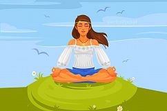 Cartoon yoga Product Image 4