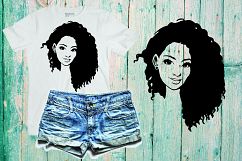 Black Woman Nubian Princess Queen Beautiful African 498SV Product Image 1