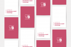Vertical Business Card Mockup Product Image 10