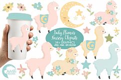 Baby Llama Nursery clipart, graphics, illustrations AMB-2266 Product Image 1