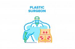 Plastic Surgeon Vector Concept Color Illustration Product Image 1