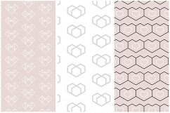 Geometric Hearts Patterns Product Image 4