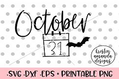 October 31st Halloween Fall SVG DXF SVG DXF EPS Product Image 1