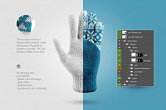 Winter Gloves Mockup Product Image 5