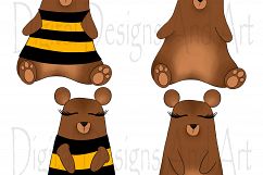 Bee a bear clipart Product Image 9
