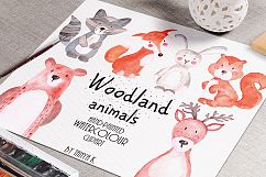 Woodland Animals Watercolor Set Product Image 3