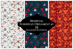 12 European Floral Patterns Product Image 2