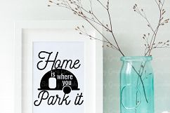 Home is Where You Park It | Cut File SVG | Printable PNG Product Image 3