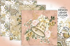 Christmas Angel digital paper pack Product Image 4