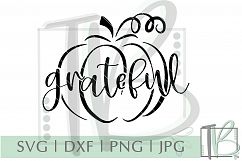 Grateful Pumpkin SVG Product Image 2