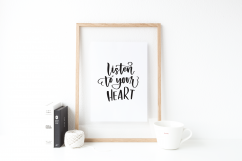SVG Bundle - 28 Positive Vibes Hand Lettered Quote Bundle Product Image 6
