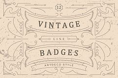 Vintage Line Badges Product Image 1