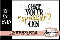 Get Your Sparkle On - Christmas embroidery Product Image 1