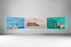 Logistics PowerPoint Infographic Set Product Image 8