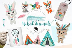 Tribal animals graphics and illustrations Product Image 1