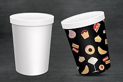 Ice cream cup mockup. Package mockup. Product Image 3